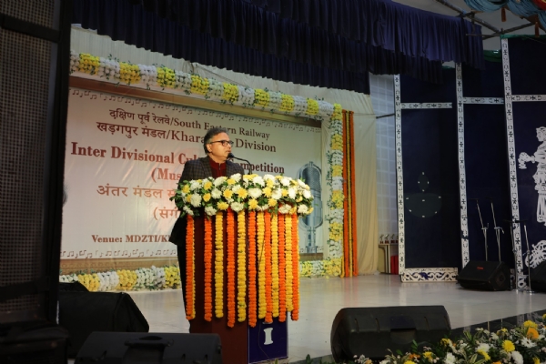 खड़गपुर में आयोजित दक्षिण पूर्व रेलवे की अंतर-मंडलीय संगीत प्रतियोगिता