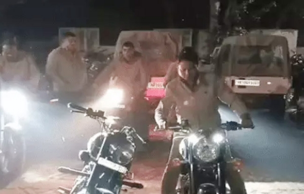 सोनीपत:पुलिस द्वारा पकड़ी गई बुलेट