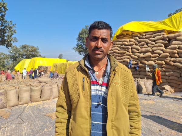 किसान का फोटो।