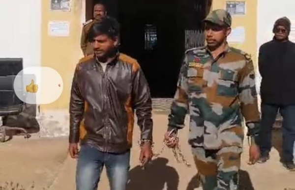 आरोपित गिरफ्तार।