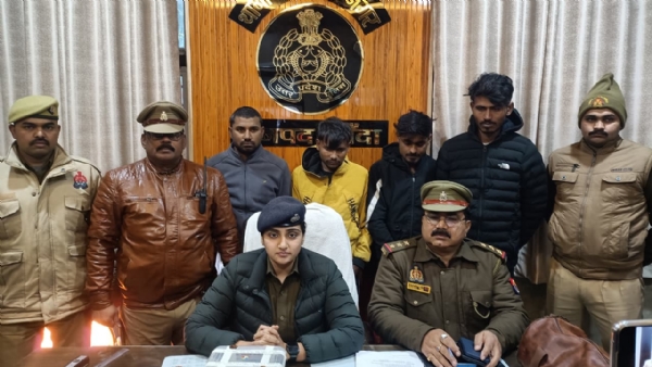 पकड़े गए अभियुक्त