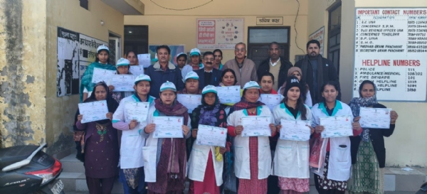 जूट बैग प्रशिक्षण।