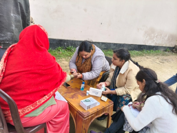 मनीराम क्षेत्र में एक दिवसीय स्वास्थ्य जांच एवं जागरूकता शिविर का सफल एवं सराहनीय आयोजन* मनीराम क्षेत्र में एक दिवसीय स्वास्थ्य जांच एवं जागरूकता शिविर का सफल एवं सराहनीय आयोजन*