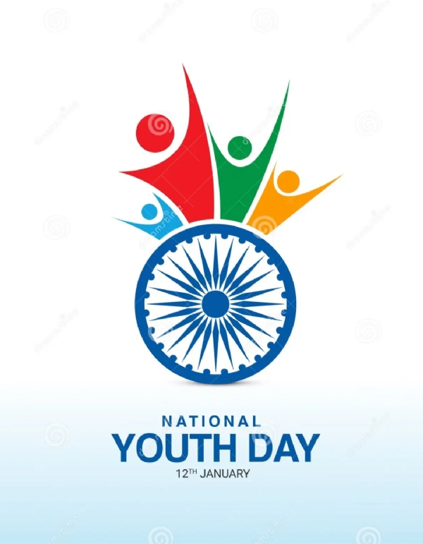 राष्ट्रीय युवा दिवस प्रतीकात्मक चित्र।
