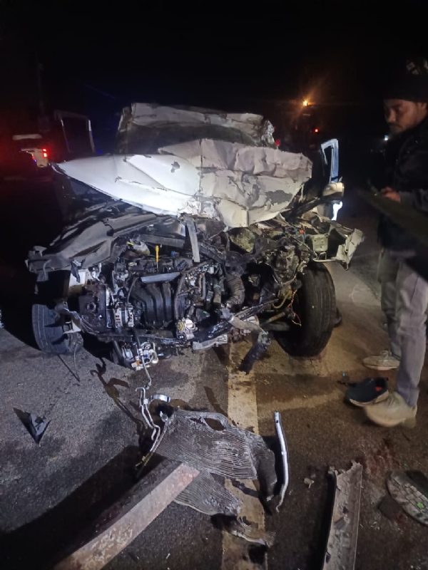 सड़क हादसे में आरसी चर्च के फादर सहित दो की मौत