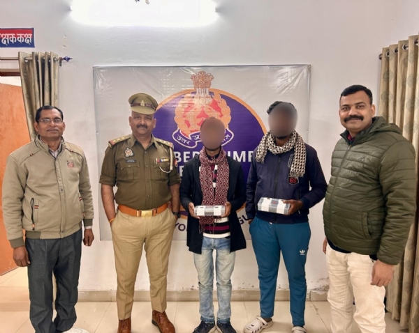 पुलिस गिरफ्त में अन्तर्राज्यीय गिरोह कै सदस्य