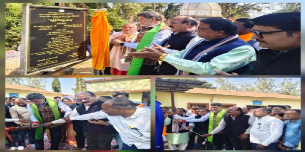 जलभराव की समस्या से निजात दिलाने के लिए किरण देव ने किया पुलिया निर्माण कार्याें का भूमिपूजन