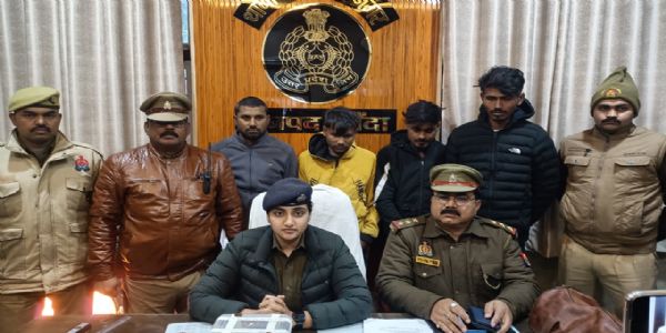 चार अंतर्जनपदीय चोर गिरफ्तार, चोरी का माल भी बरामद