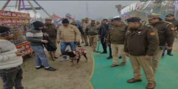 मेला रामनगरिया में चला सघन चेकिंग अभियान
