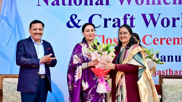 राजस्थान विश्वविद्यालय में राष्ट्रीय महिला लोक कला कार्यशाला का समापन