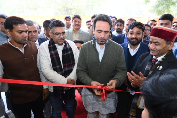 पानीपत के राष्ट्रीय कौशल प्रशिक्षण संस्थान (महिला), परिसर में नवनिर्मित अत्याधुनिक बालिका छात्रावास का उद्घाटन करते केंद्रीय मंत्री जयंत चौधरी