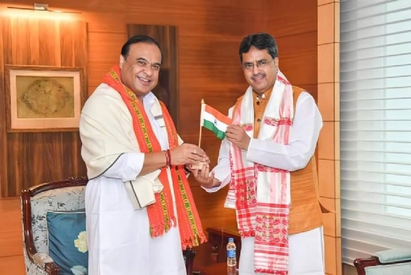 The image shared by Assam CM Dr Himanta Biswa Sarma. The image shared by Assam CM Dr Himanta Biswa Sarma.