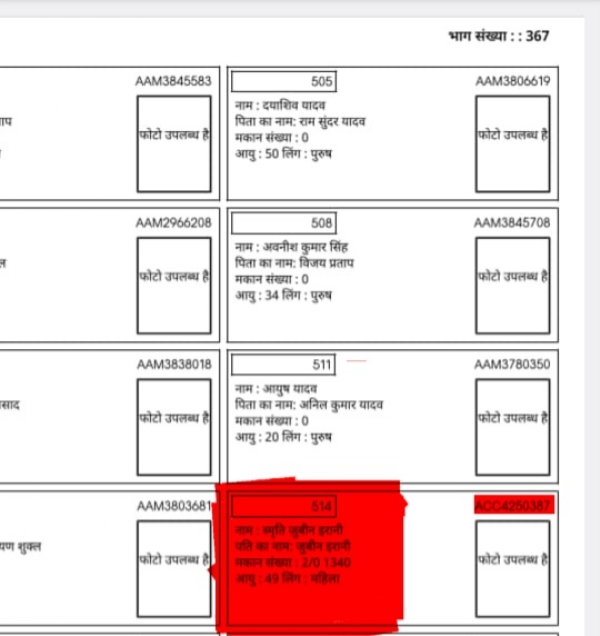 मतदाता सूची