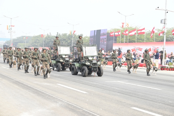 ड्रेस रिहर्सल का हुआ सफल समापन, 78वां सेना दिवस परेड 15 काे : ऐतिहासिक सैन्य वैभव के लिए पूर्णतः तैयार जयपुर ड्रेस रिहर्सल का हुआ सफल समापन, 78वां सेना दिवस परेड 15 काे : ऐतिहासिक सैन्य वैभव के लिए पूर्णतः तैयार जयपुर