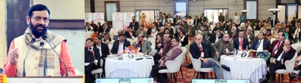 स्वास्थ्य क्षेत्र के प्रतिनिधियों के साथ संवाद करते मुख्यमंत्री नायब सिंह सैनी