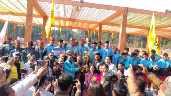 राष्ट्रीय अंडर-14 वॉलीबॉल चैंपियनशिप,उत्तर प्रदेश ने उत्तराखंड को 3-0 से हरा कर फाइनल मुकाबला किया अपने नाम राष्ट्रीय अंडर-14 वॉलीबॉल चैंपियनशिप,उत्तर प्रदेश ने उत्तराखंड को 3-0 से हरा कर फाइनल मुकाबला किया अपने नाम