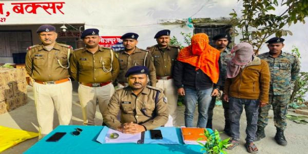 भूसी की आड़ में तस्करी का भंडाफोड़, 7,866 लीटर विदेशी शराब जब्त