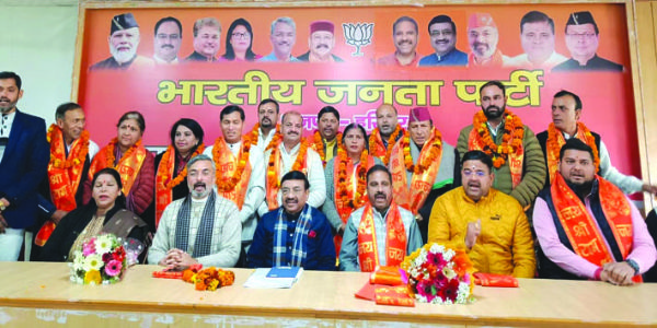 नवनियुक्त प्रदेश मोर्चा पदाधिकारियों को किया स्वागत