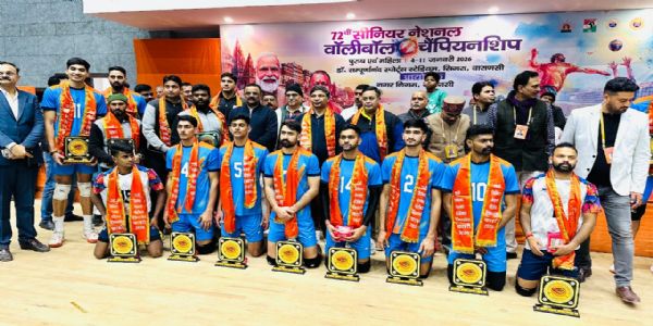 72वीं सीनियर नेशनल वॉलीबॉल चैंपियनशिप : महिला वर्ग में केरल व हरियाणा तथा पुरुष में रेलवे और सर्विसेज ने सेमीफाइनल में बनाई जगह