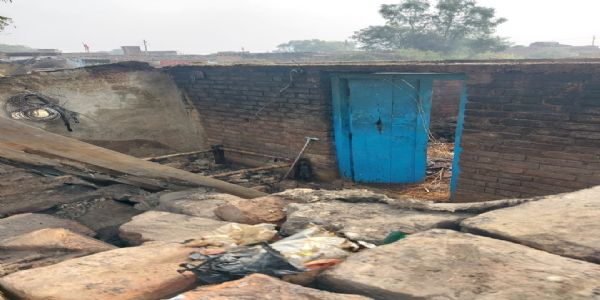 जालाैन में सरकारी भूमि पर अवैध कब्जा के विरुद्ध कार्रवाई