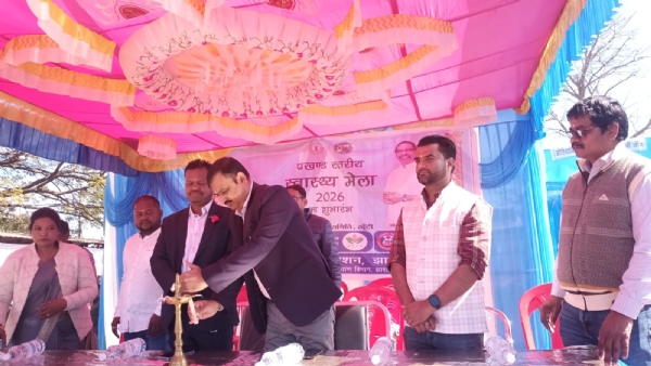 स्वास्थ्य मेला में 621 लोगों की  जांच