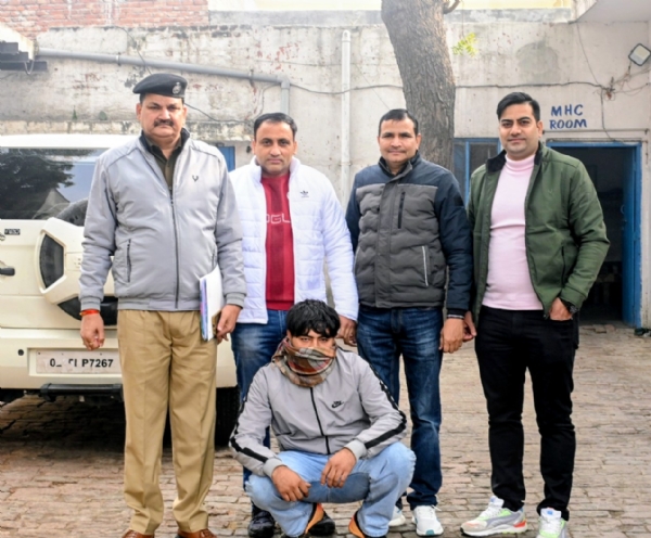 पानीपत पुलिस हिरासत में अवैध हथियार सप्लायर