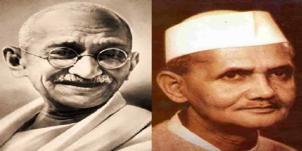 महात्मा गांधी और लाल बहादुर शास्त्री। फोटो - इंटरनेट मीडिया महात्मा गांधी और लाल बहादुर शास्त्री। फोटो - इंटरनेट मीडिया