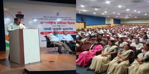 जब हर नागरिक अहिंसा को अपनी सोच एवं जीवन में अंगीकृत करेगा तब सुरक्षित समाज का जन्म होगा- निदेशक, शान्ति एवं अहिंसा निदेशालय
