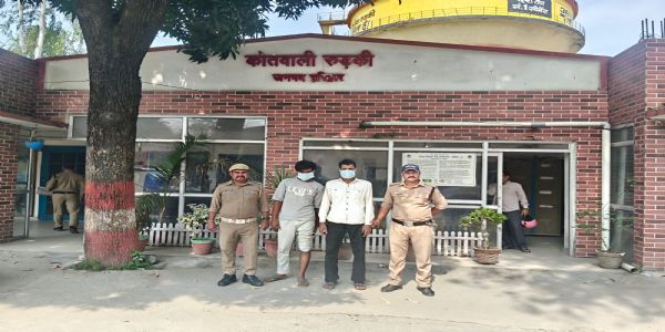 रुड़की में मंदिर चोरी के आरोप में दो गिरफ्तार, सामान बरामद