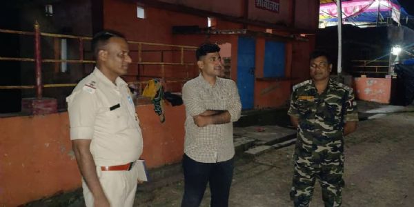 प्रसिद्ध हैदरनगर देवी धाम मेले की सुरक्षा का एसडीपीओ ने लिया जायजा