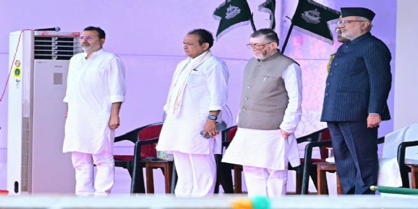 सैन्य सेवा संपर्क मेले के समापन समारोह में शामिल हुए उपराष्ट्रपति