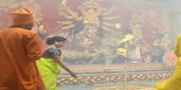 महालय की संध्या पर, सनातन देवालय में नवदुर्गा पूजा का उद्घाटन