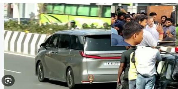 मुख्यमंत्री विजय और राहुल गांधी की मुलाकात समाप्त मुख्यमंत्री विजय और राहुल गांधी की मुलाकात समाप्त