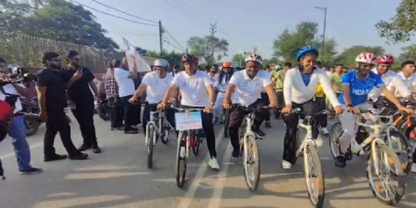 (अपडेट) 94वें फिट इंडिया संडेज ऑन साइकिल में शामिल हुए केंद्रीय मंत्री मनसुख मांडविया