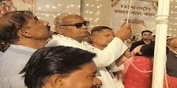आतिशबाजी की जगमगाहट और जयकारों के बीच 133वें राष्ट्रीय कोटा दशहरा मेले का आगाज