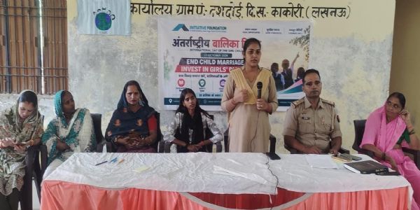 लखनऊ : बाल विवाह रोकने और बालिकाओं के अधिकारों के प्रति जागरूकता का संदेश