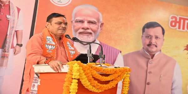 हर ग्राम पंचायत में खेल मैदान और अटल ज्ञान केंद्र बनाने का संकल्प, गांवों में शहरों जैसी सुविधाएं विकसित करेगी भाजपा