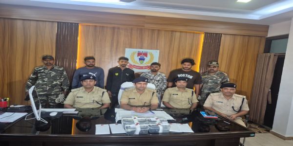 रांची में 4000 पुड़िया ब्राउन शुगर के साथ चार तस्कर गिरफ्तार, 338 ग्राम मादक पदार्थ जब्त