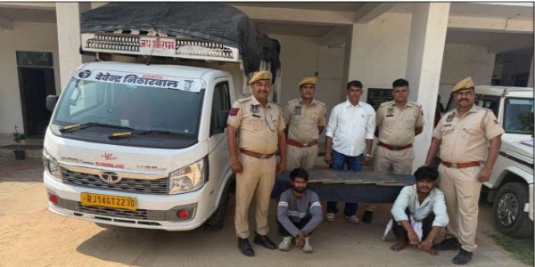फैक्ट्री से 500 किलो लोहे की प्लेटें चुराने वाले दो आरोपित गिरफ्तार