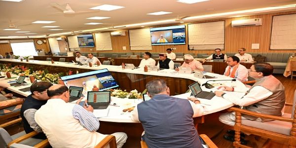 हरिद्वार में मुख्यमंत्री धामी की अध्यक्षता में मंत्रिमंडल की बैठक शुरू