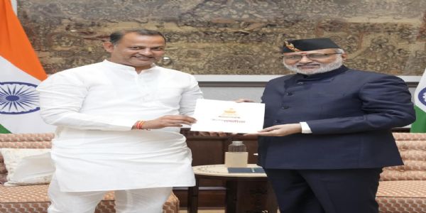 कैबिनेट मंत्री रविन्द्र इन्द्राज ने उपराष्ट्रपति को दिया ‘अद्वितीय रामलीला 2026’ का निमंत्रण