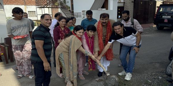 जम्मू पश्चिम में 70 लाख रुपये के विकास कार्य शुरू