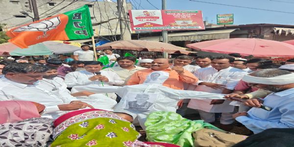 नूंह: जेएनयू मामले को लेकर भाजपा महिला मोर्चा का प्रदर्शन