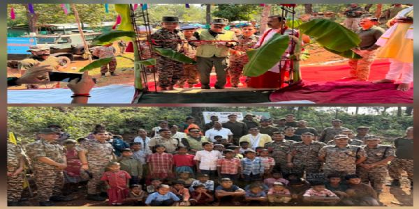 कुप्पागुड़ा एफओबी का प्रथम वर्षगांठ पर परिसर में नवनिर्मित मंदिर का किया उद्घाटन