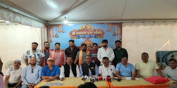 रांची में स्वर्वेद महामंदिर के प्रारूप में बनेगा भव्य दुर्गा पूजा पंडाल