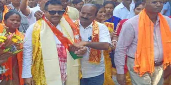 मटियाली बाटाबाड़ी-2 ग्राम पंचायत के उपप्रधान बने भाजपा के मजनुल हक