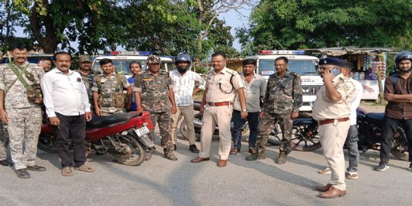 पलामू के 37 स्थानों पर चेकिंग में 10 दोपहिया वाहन जब्त