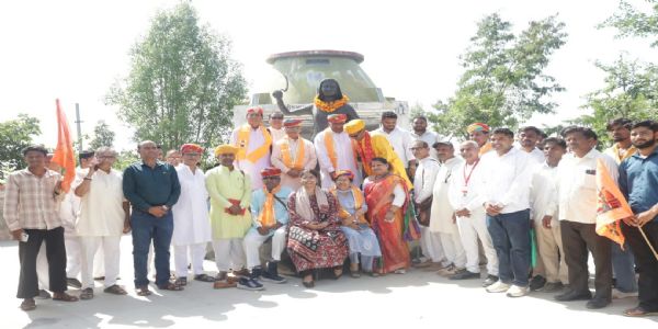 लोकमंथन यात्रा का डूंगरपुर में हुआ भव्य स्वागत, यात्रा में झलकी वागड़ की लोकसंस्कृति