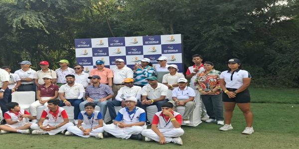 डीपी वर्ल्ड के दिल्ली गोल्फ कोर्स में आयोजित प्रेस कांफ्रेंस के जारी फोटो डीपी वर्ल्ड के दिल्ली गोल्फ कोर्स में आयोजित प्रेस कांफ्रेंस के जारी फोटो