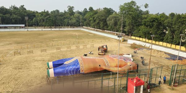 कोरबा के लाल मैदान में बनेगा 120 फीट ऊंचा रावण, 20 अक्टूबर को होगा दहन